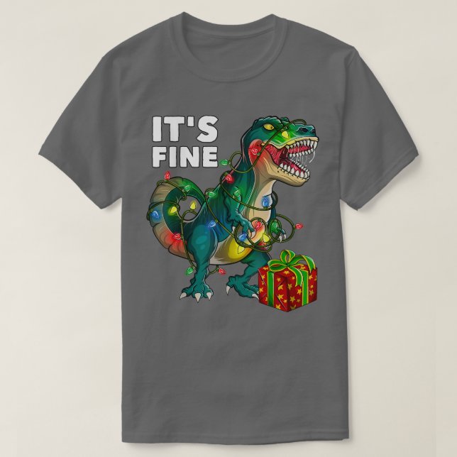 Es ist schöne Baumhütte, Weihnachtsleuchten, Weihn T-Shirt (Design vorne)