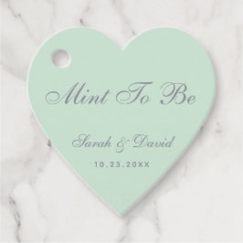 Es ist schuld, eine Hochzeit mit grauer Kalligrafi Geschenkanhänger