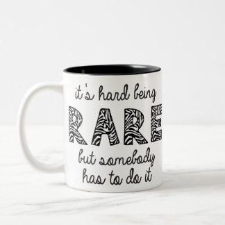 Es ist schwer, selten zu sein zweifarbige tasse