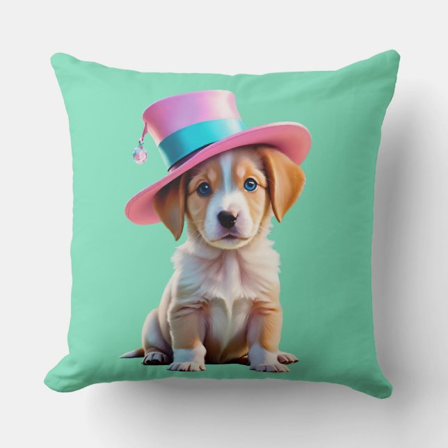 Es ist sein Geburtstags-Welpe Kissen (Vorderseite)