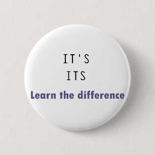 Es ist seine Grammatik Button