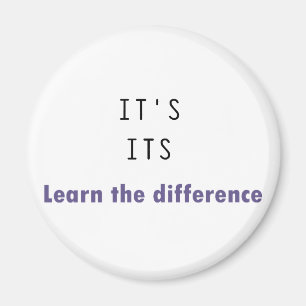 Es ist seine Grammatik Magnet