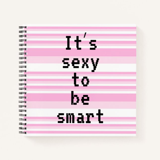 Es ist sexy, intelligent zu sein notizbuch (Vorderseite)