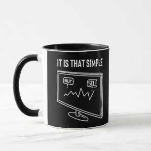 Es ist so einfach - Börsenkurs Tasse