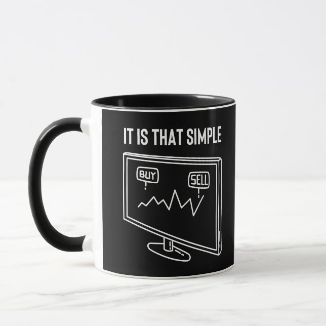 Es ist so einfach - Börsenkurs Tasse (Links)