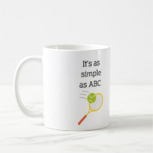 Es ist so einfach wie ABC-Tasse Kaffeetasse