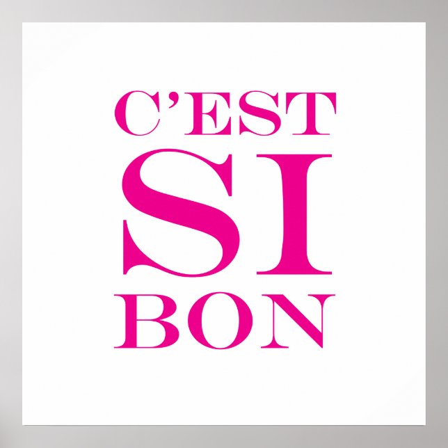 Es ist so gut - C'est Si Bon Französisch Poster (Vorne)
