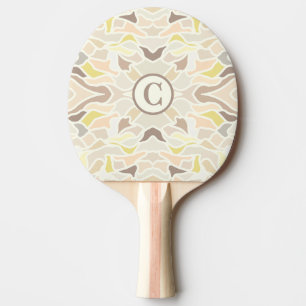 Es ist so ivory geometrisches Abstraktes Muster Tischtennis Schläger