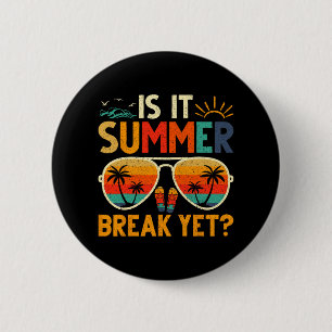 Es ist Sommerpause noch letzten Tag der Schule Leh Button