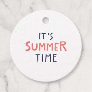 Es ist Sommerzeit Geschenkanhänger