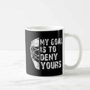 Es ist Spaß, dir das Hockey Goalie Ice Hoc zu verw Kaffeetasse