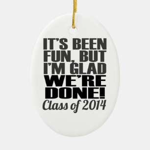 Es ist Spaß, Klasse der Abschluss Senioren 2014 Keramikornament