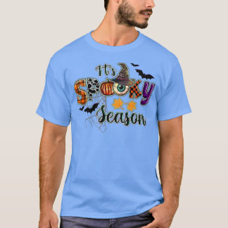 Es ist Spooky Season Leopard Pumpkin glücklich Hal T-Shirt