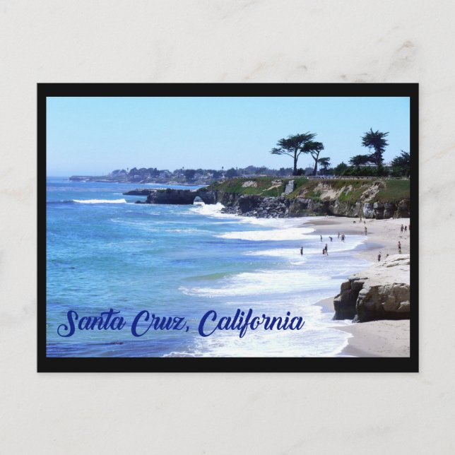 Es ist Strand, Santa Cruz, Kalifornien Postkarte (Vorderseite)