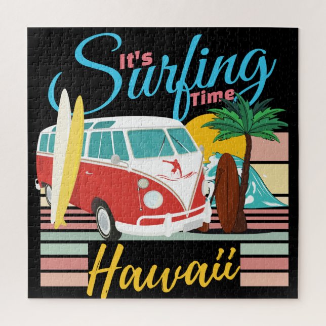 Es ist Surfen Time Hawaii - Summer Beach Vibes (Vertikal)