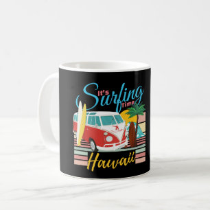 Es ist Surftime Hawaii - Sommer Strand Vibes Kaffeetasse