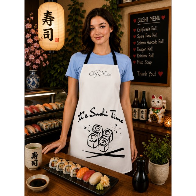 Es ist Sushi Time, Sushi Schürze (Von Creator hochgeladen)