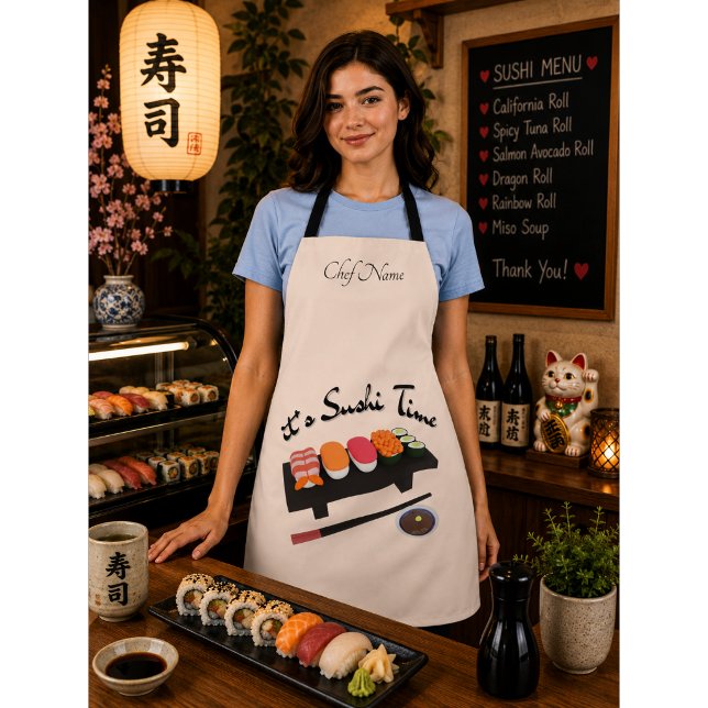 Es ist Sushi Time, Sushi Schürze (Von Creator hochgeladen)