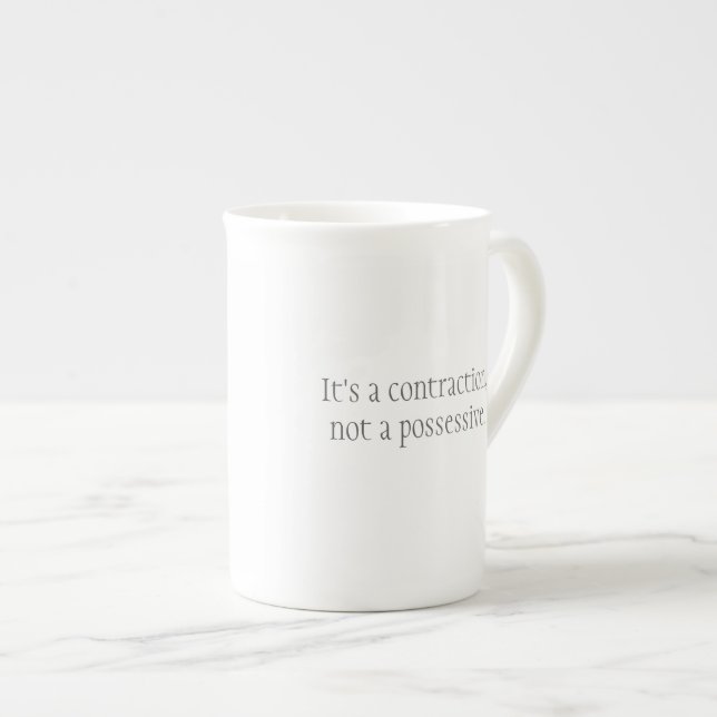 "Es ist Tasse einer Kontraktion" (Vorderseite Rechts)