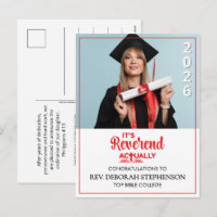 ES IST TATSÄCHLICH EIN PFARRER Ordination Abschlus