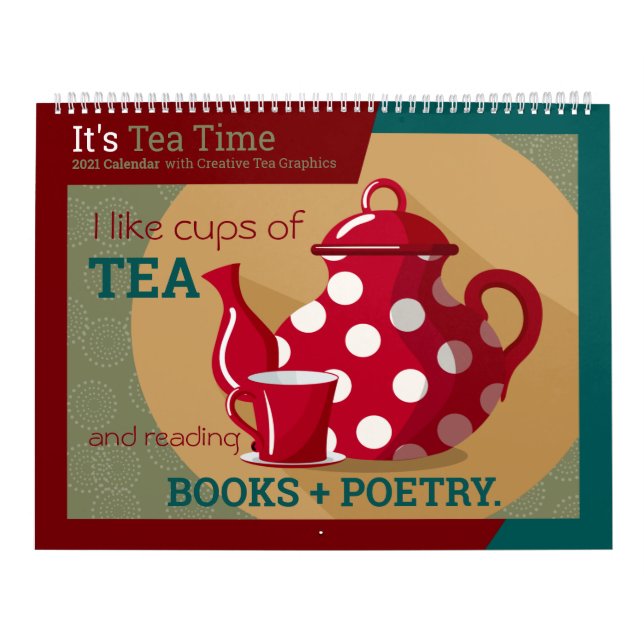 Es ist Tea Time| Mauerkalender 2021 Kalender (Titelbild)