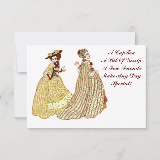 Es ist Tea Time! - Party Einladung (Vorderseite)