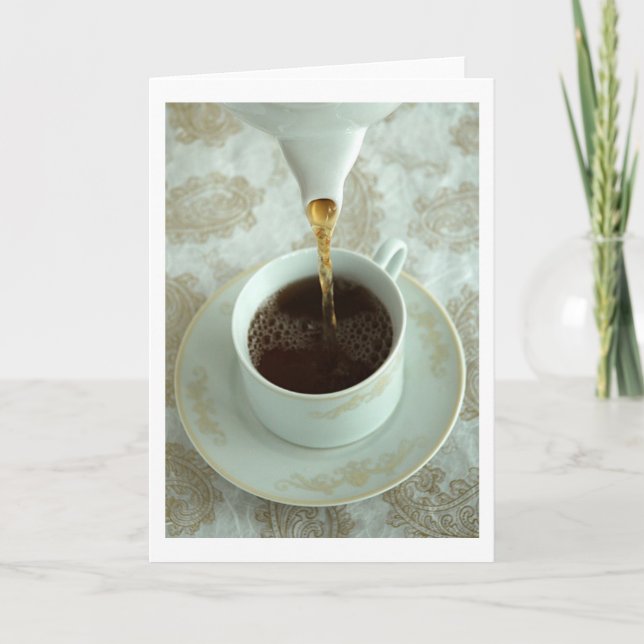 Es ist Teatime Karte (Vorderseite)