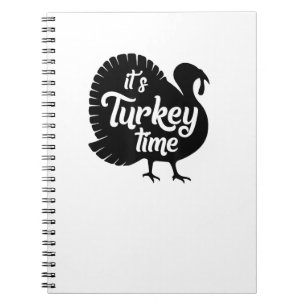 Es ist Türkei Zeit Shirt _ Niedlicher Erntedank Ja Notizblock