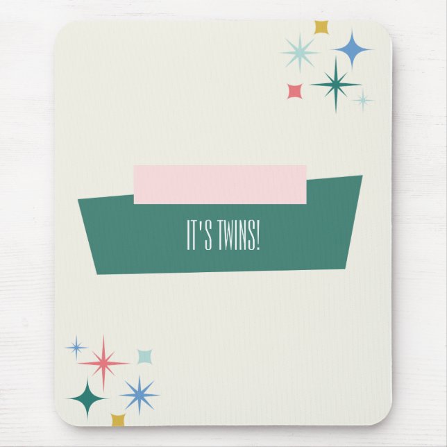 Es ist Twins Retro Mousepad (Vorne)