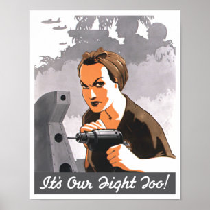 Es ist unser Kampf auch -- Rosie der Poster