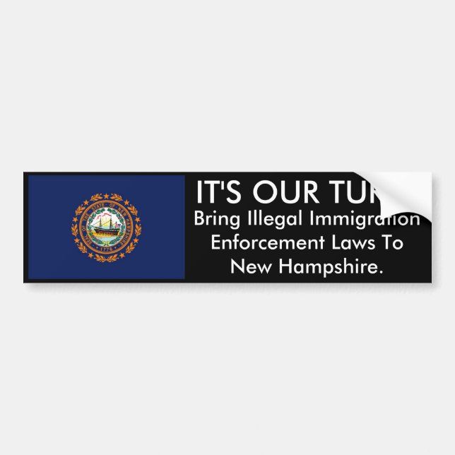 ES ist UNSERE DREHUNG, New Hampshire Autoaufkleber (Vorne)