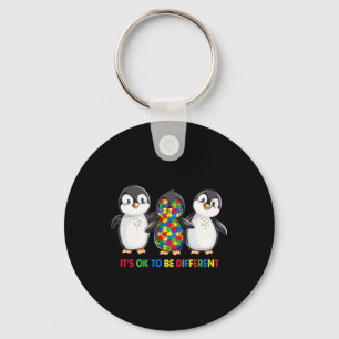 Es ist unumgänglich, ein anderes Pinguin-Autismus- Schlüsselanhänger