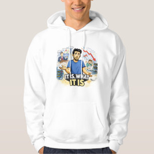 Es Ist, Was Es Ist – Resigniertes Leben Chaos Graf Hoodie