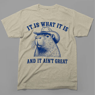 Es Ist Was Es Ist Und Es Ist Kein Großartiger Capy T-Shirt