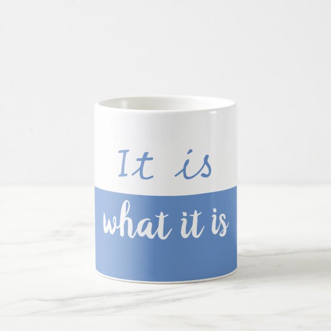 Es ist, was es Kaffee-Tasse ist Kaffeetasse (Mittel)