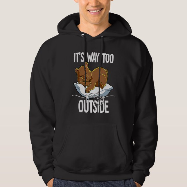 Es ist Way To People Outside 1 Hoodie (Vorderseite)