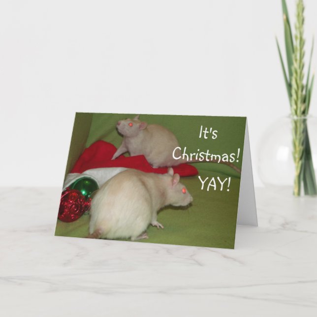 Es ist Weihnachten! Karte (Vorderseite)