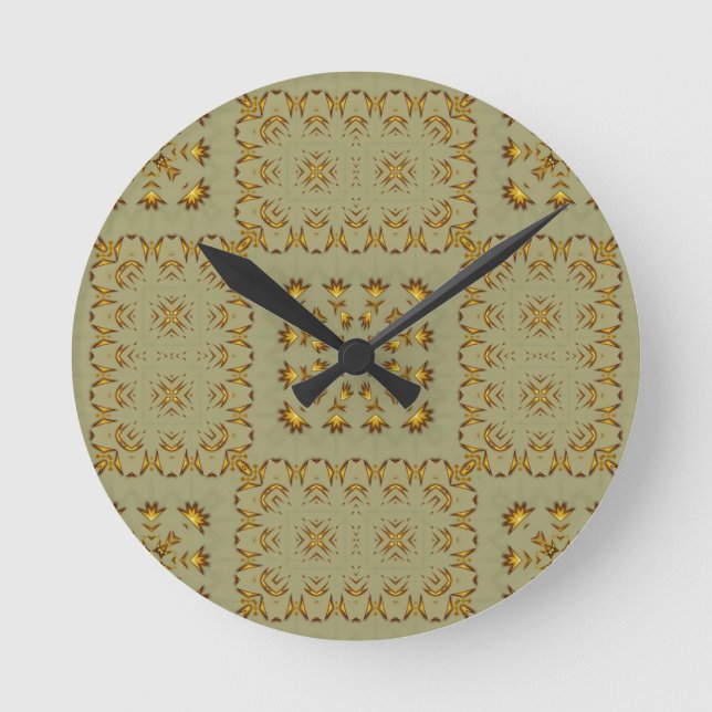 Es ist Weihnachten wieder Runde Wanduhr (Vorderseite)