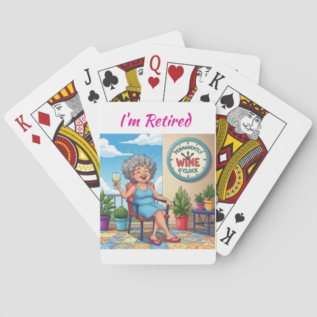 Es ist Weinzeit Spielkarten (Rückseite)