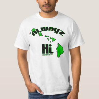 Es ist, wer wir in Hawaii sind.  Abkürzung ist T-Shirt