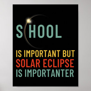 Es ist wichtig, aber Solar Eclipse ist wichtig für Poster
