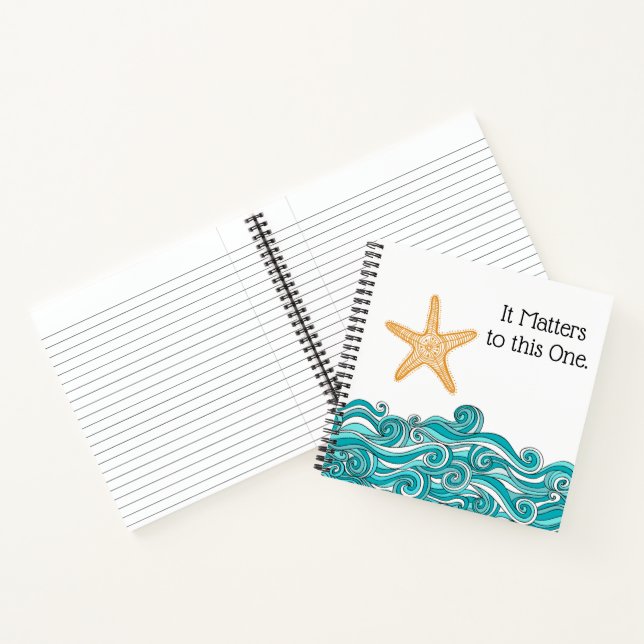 Es ist wichtig für diesen einen Starfish Notizbuch (Innenseite)