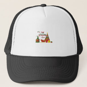 Es ist wieder die Saison Weihnachts-Gnom Truckerkappe