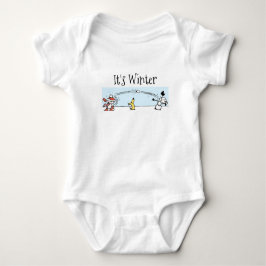 Es ist Winter Baby Bodysuit Baby Strampler