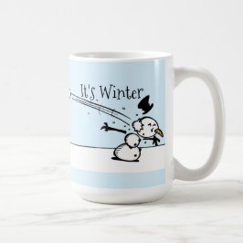 Es ist Winter Coffee Tasse