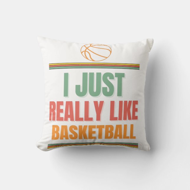 Es ist wirklich wie Basketball Kissen (Vorderseite)