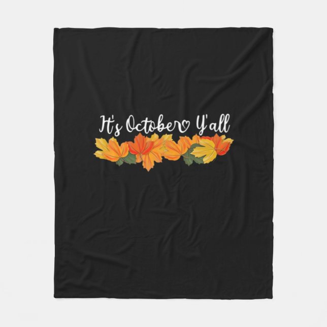 Es ist Y’all Niedlich Fall Creative Lässig Fleecedecke (Vorderseite)
