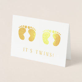 Es ist Zehn neue Baby Gold Folienkarte