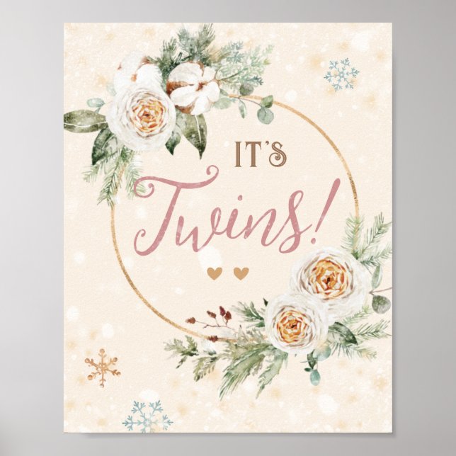 Es ist Zehntausend Winter Baby Dusche Sprinkle Sch Poster (Vorne)