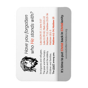 Es ist Zeit, Christus wieder ins Christentum zu br Magnet